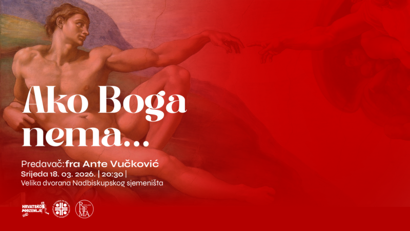 Fra Ante Vučković gostuje na Nadzemlju. Tema je “Ako Boga nema”